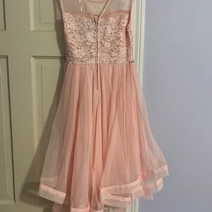 Xtraordinary Girls Dress Light Pink Short Front Longer Back Size 10 New with Tag